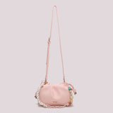 BORSA A TRACOLLA CON FOULARD ROSA - MIMI