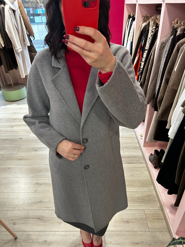MIMÌ - CAPPOTTO MIDI CON CINTURA