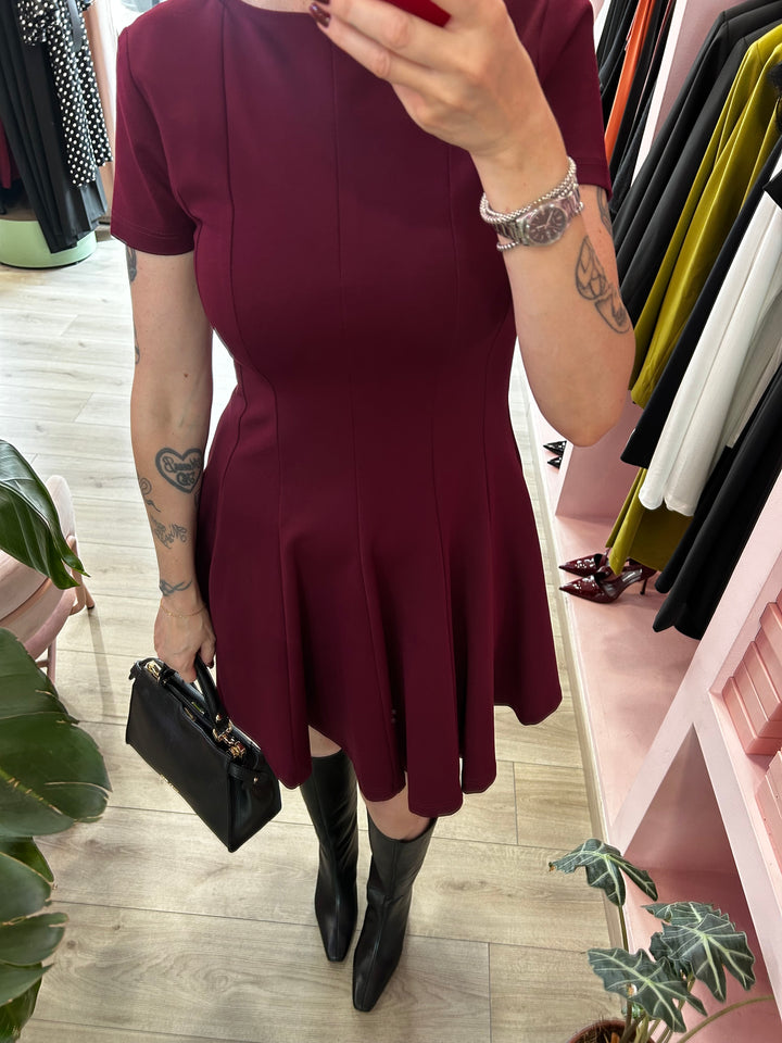 MIRONCÈ - ABITO DOLL BURGUNDY