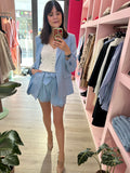 IMPERIAL - BLAZER MONOPETTO AZZURRO ICEBERG