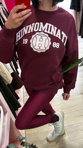 HINNOMINATE- FELPA COLLEGE BORDEAUX