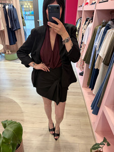 MINIGONNA FIOCCO NERO - MIMI MUA