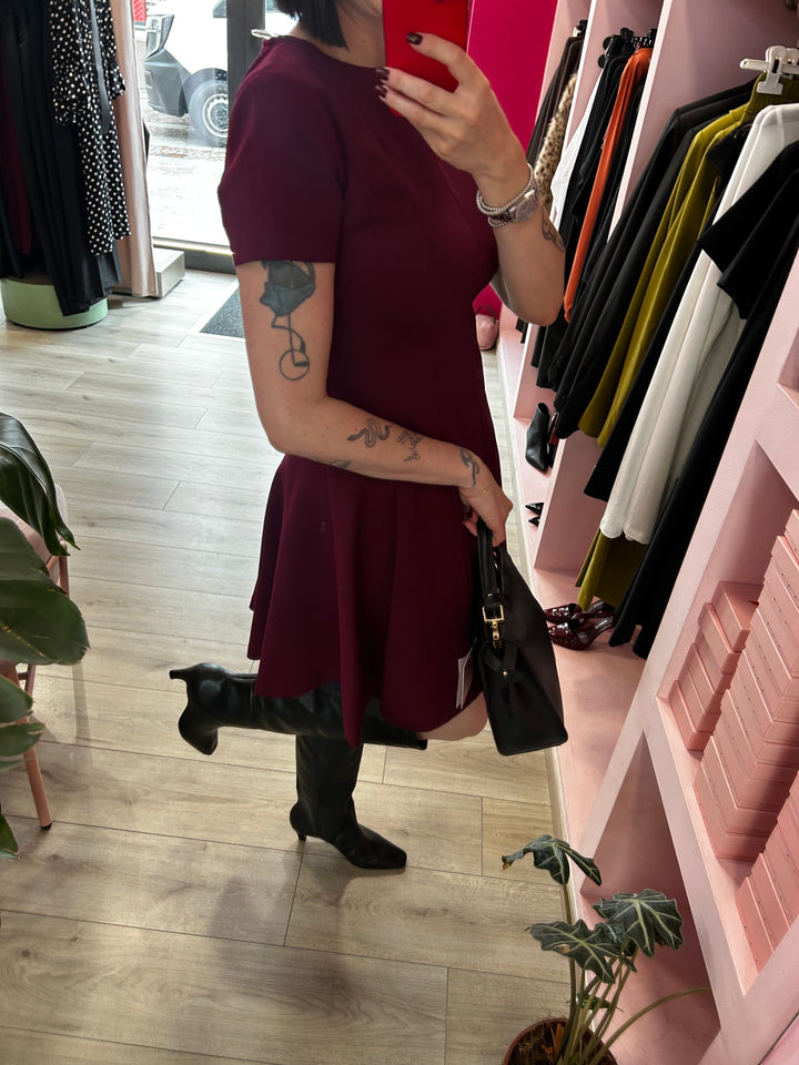 MIRONCÈ - ABITO DOLL BURGUNDY