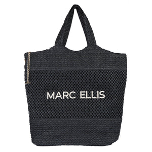 BORSA BEACH TOWEL BORSA MARE NERA - MARC ELLIS