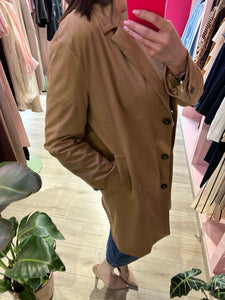 IMPERIAL - TRENCH EFFETTO CAMOSCIO CAPPUCCINO