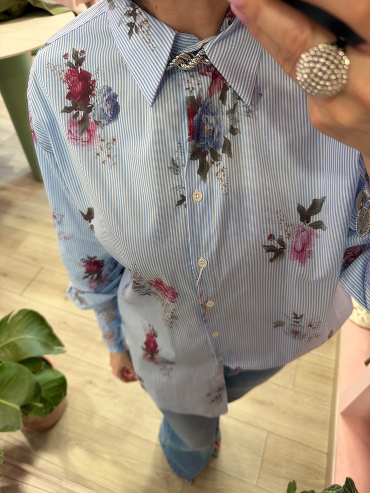 MOTEL - CAMICIA MILLERIGHE FLOREALE