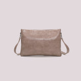 MIMÌ - BORSA A BUSTA EFFETTO COCCO TAUPE