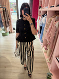 PANTALONE COTONE A RIGHE - TENSIONE IN