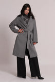 MIMÌ - CAPPOTTO MIDI CON CINTURA