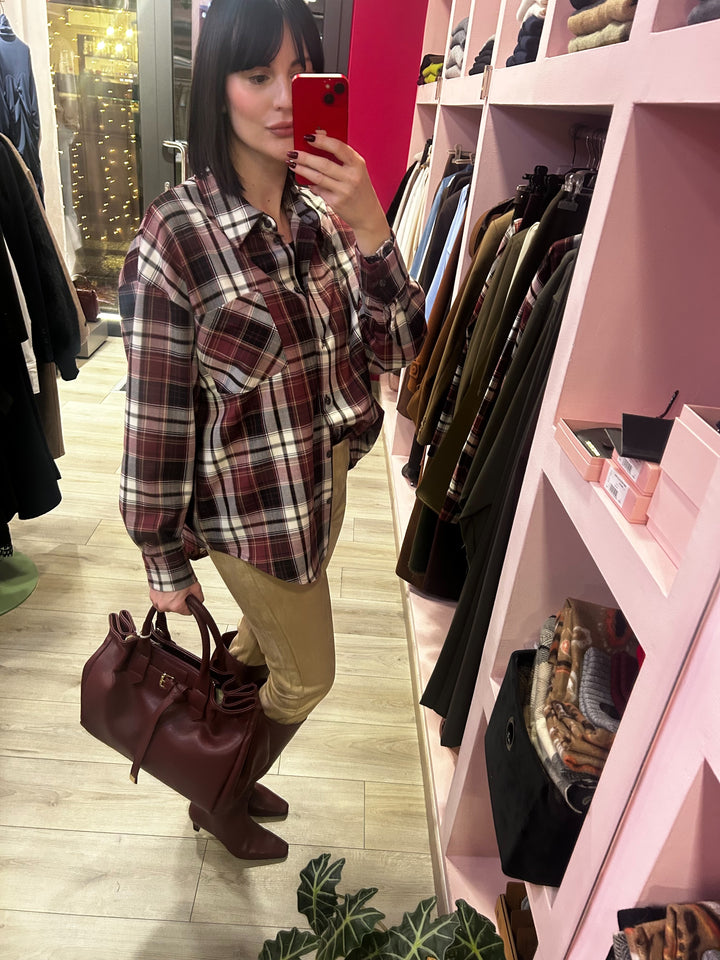 MOTEL - CAMICIA QUADRI MULTICOLORE