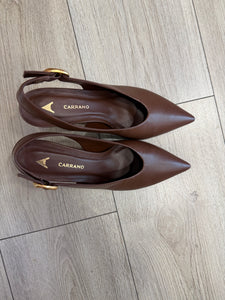 SLINGBACK CON FIBBIA ORO - CARRANO
