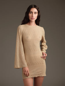 ABITO CORTO IN MAGLIA GOLD - COTAZUR