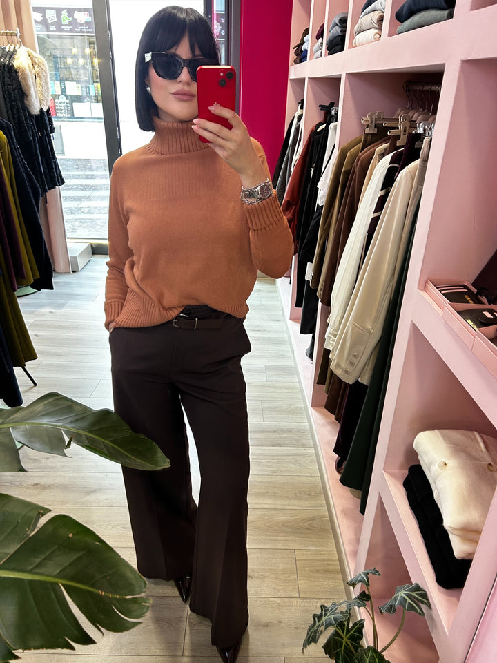 H2O - MAGLIONE DOLCEVITA MALEXA CARAMELLO