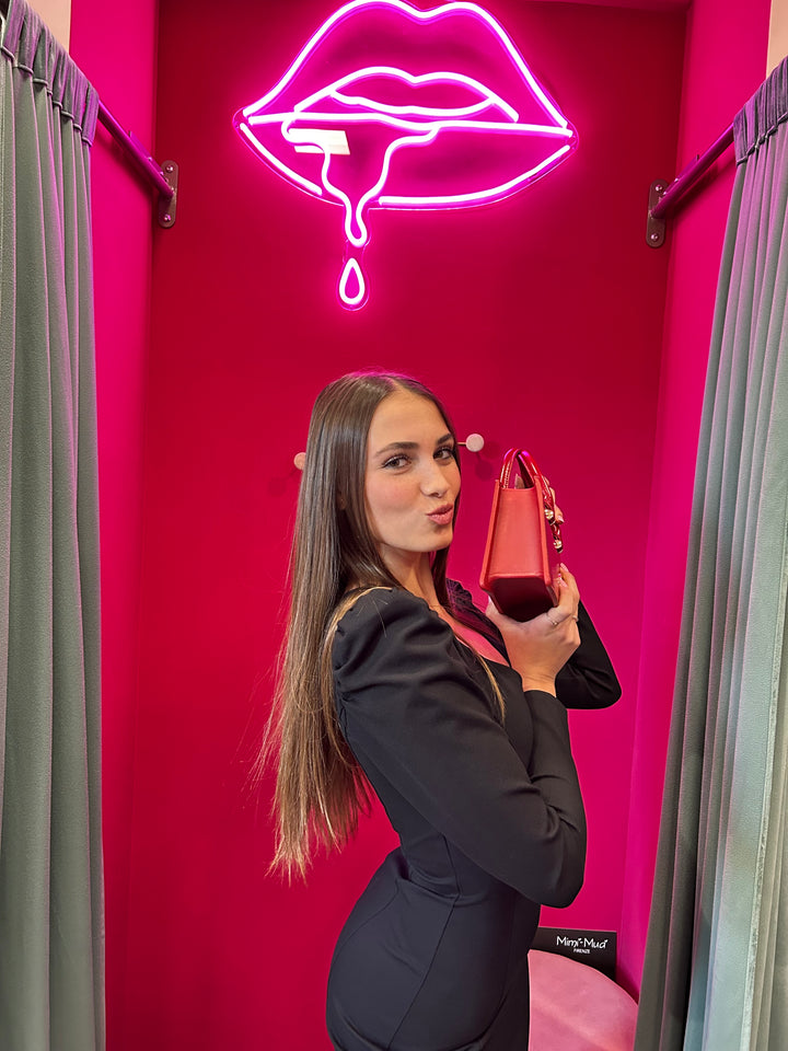 DRAMEÈ - ABITO MIDI A SIRENA NERO