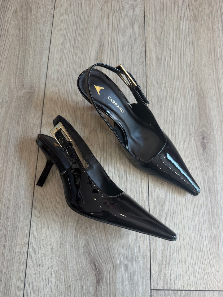 CARRANO - SLINGBACK VERNICE PUNTA SQUADRATA