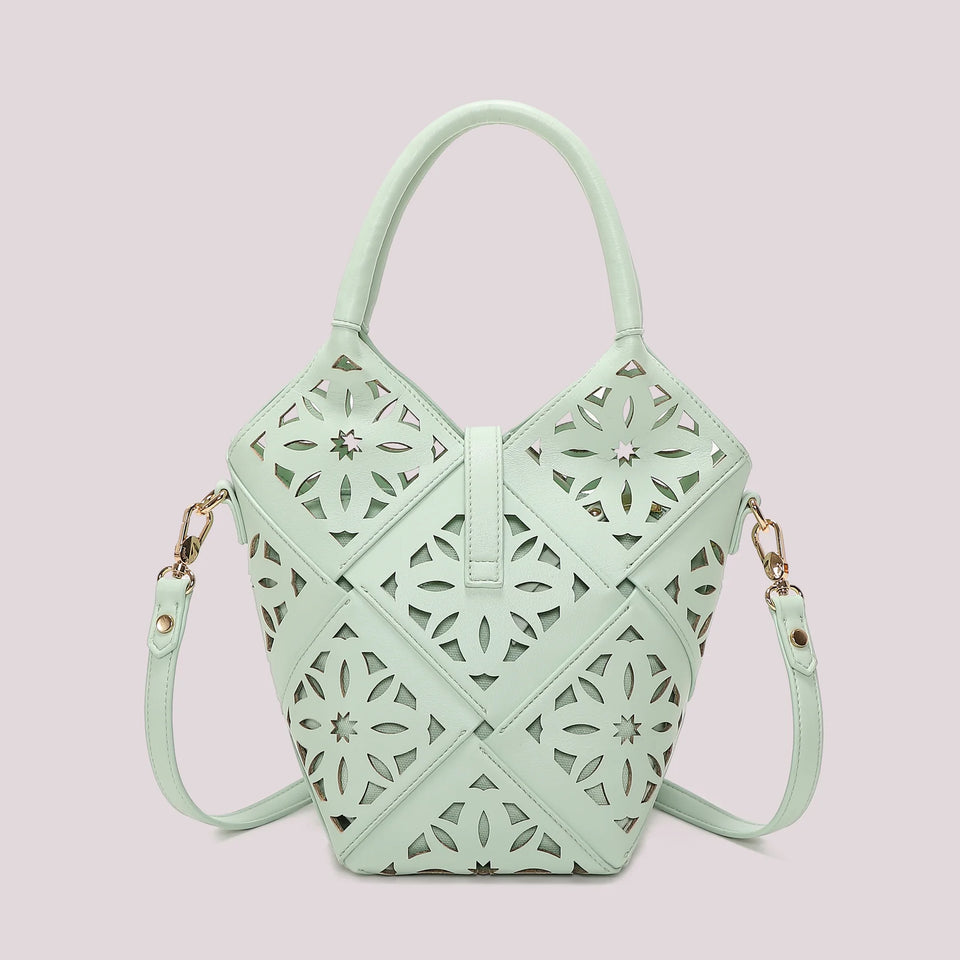 BORSA CON MOTIVO TRAFORATO - MIMI