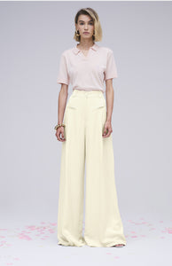 H2O - PANTALONE PALAZZO CON PENCES LUNGA