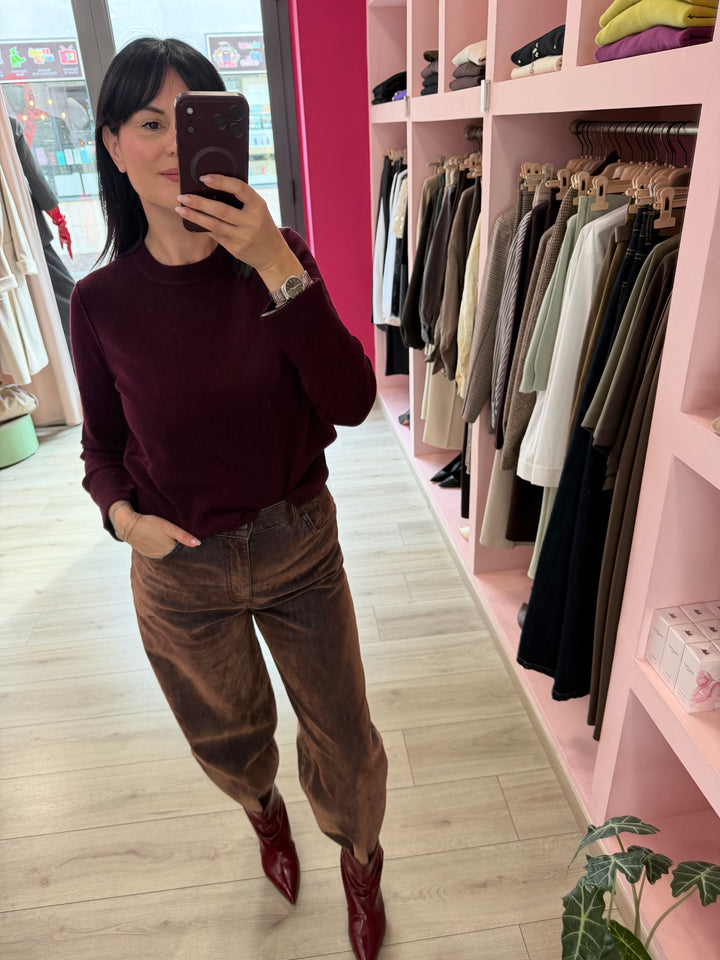 TENSIONE IN - PULL GIROCOLLO 100% LANA