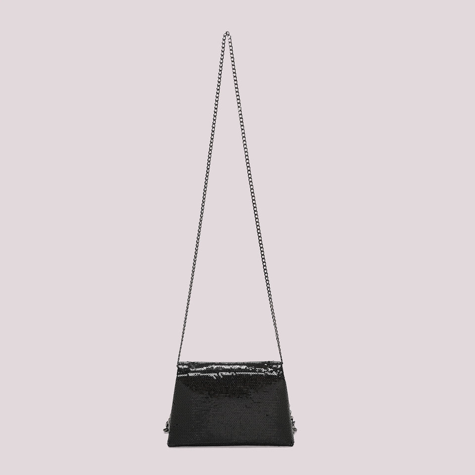 MIMÌ - MINI BAG PAILLETTES NERA