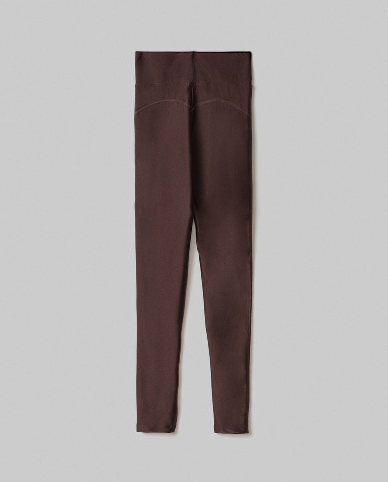 HINNOMINATE - LEGGINS IN LYCRA CIOCCOLATO