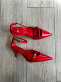 CARRANO - DÉCOLLETÉ SLINGBACK ROSSE