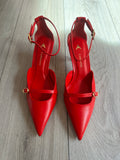 CARRANO - DÉCOLLETÉ SLINGBACK ROSSE